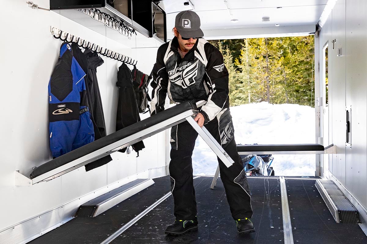 Elevation Series Enclosed Deckover Snowmobile Trailers by Mission